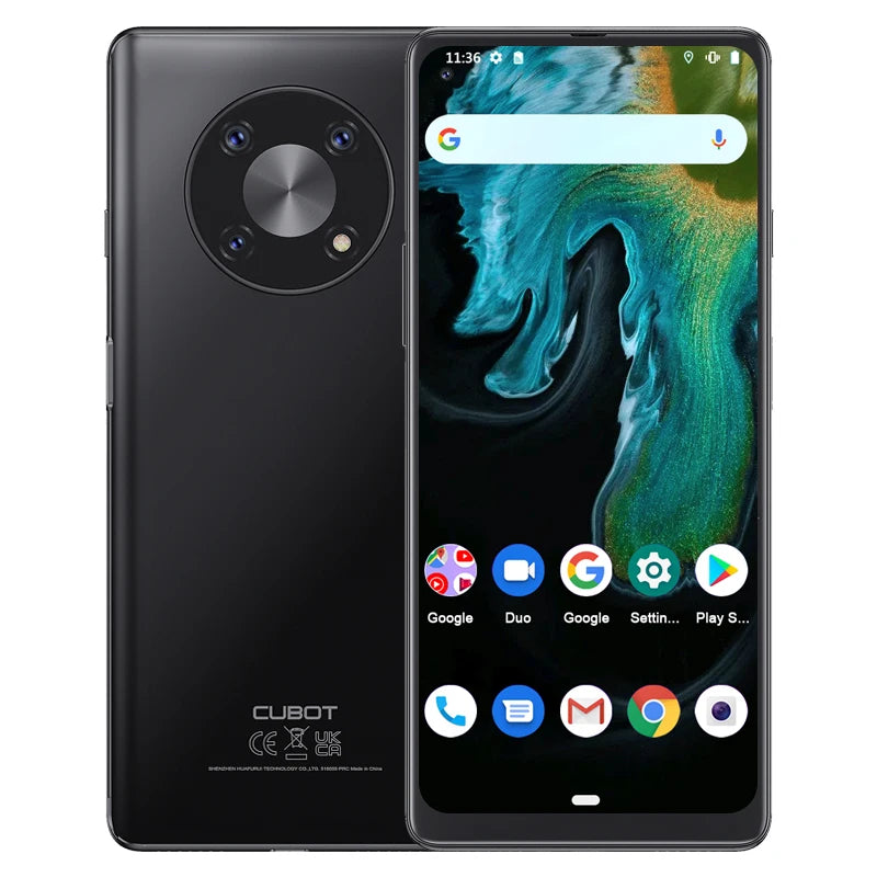 Cubot MAX 3 Smartphone 6.95" Ultra Large Screen 48MP Triple Camera Cellphone 5000mAh Battery Celular NFC 64GB ROM Android 11 OTG