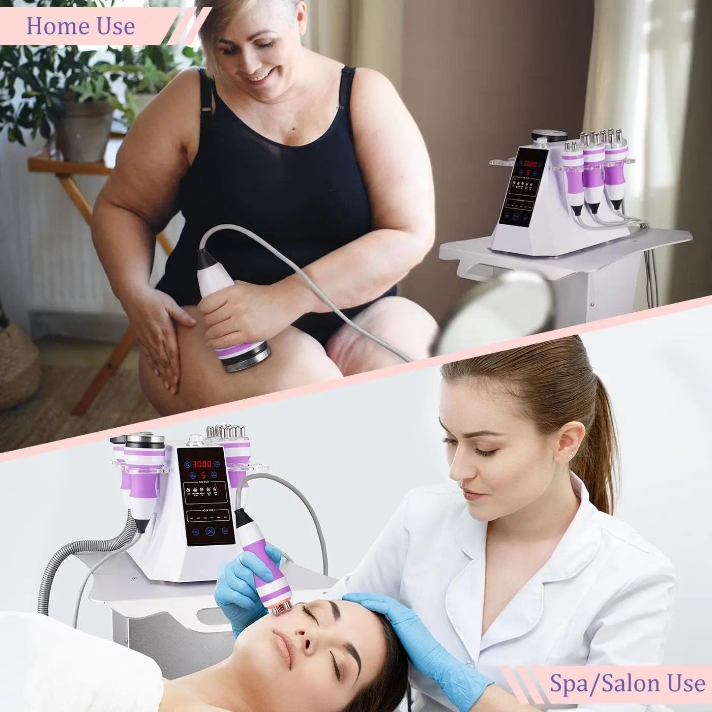 RF 5 In 1 Ultrasonic 40K Cavitation Vacuum Fat Loss Body Shaping Machine Remove Wrinkle Beauty Device Home Use Anti Cellulite