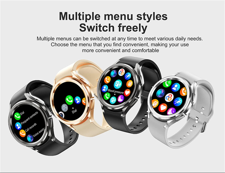 For Samsung Galaxy Watch6 Classic New Smart Watch Men's Sports Fitness Health Detection Waterproof Bluetooth Call Smartwatches