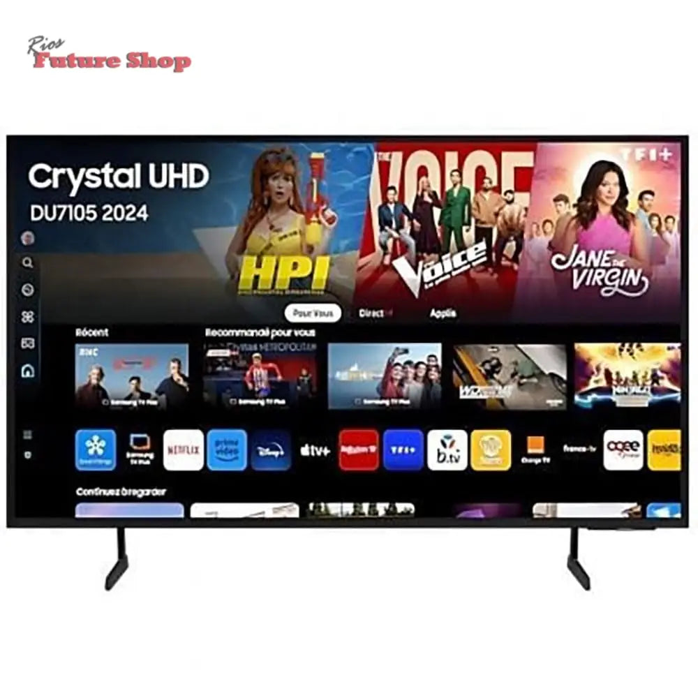 Samsung TV Crystal UHD 4K 2024 75DU8505 Smart TV de 75" com cores incríveis, melhor Smart TV, peana com altura ajustável e Q-Symphony - Rios Future Shop