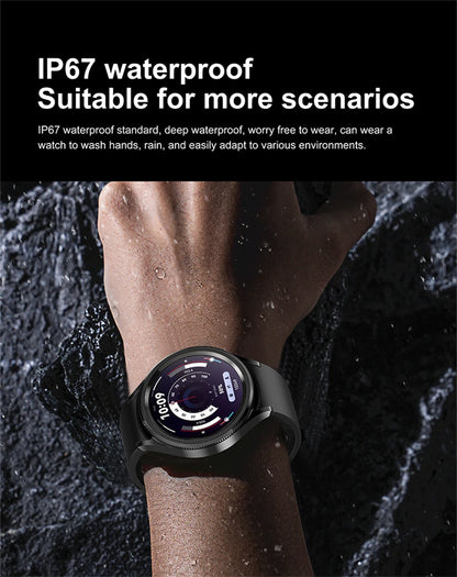 For Samsung Galaxy Watch6 Classic New Smart Watch Men's Sports Fitness Health Detection Waterproof Bluetooth Call Smartwatches