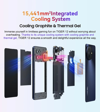 Blackview Oscal TIGER 12 Smartphone 5000mAh Battery 8GB/12GB,128GB/256GB 6.78'' 120Hz Display Android 13 64M Cameras Cellphone