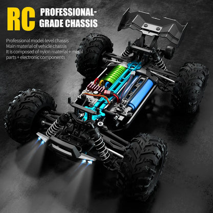 70KM/H 4WD RC Car With Led Brushless Motor Remote Control Cars High Speed Drift Monster Truck Toys for Children's toys Wltoys