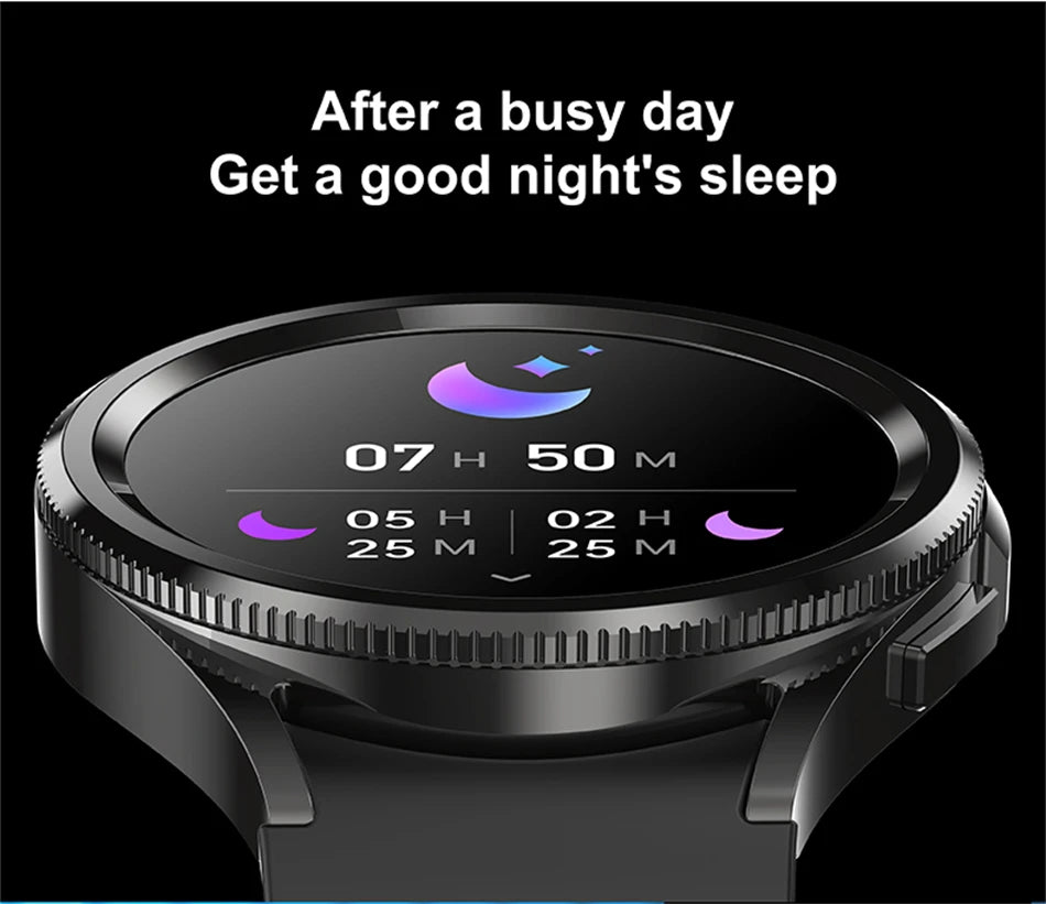 For Samsung Galaxy Watch6 Classic New Smart Watch Men's Sports Fitness Health Detection Waterproof Bluetooth Call Smartwatches