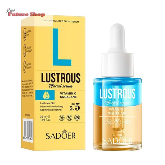 Sérum Facial Vitamina C + Escualano 30ml SADOER – Luminosidad, Hidratación Profunda y Antioxidantes en un Solo Paso - Rios Future Shop