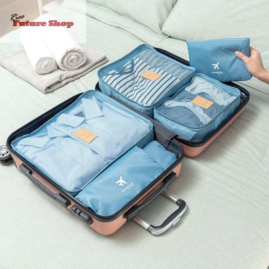 Set de Bolsas Organizadoras para Maletas Luggan InnovaGoods 6 Piezas Dropea