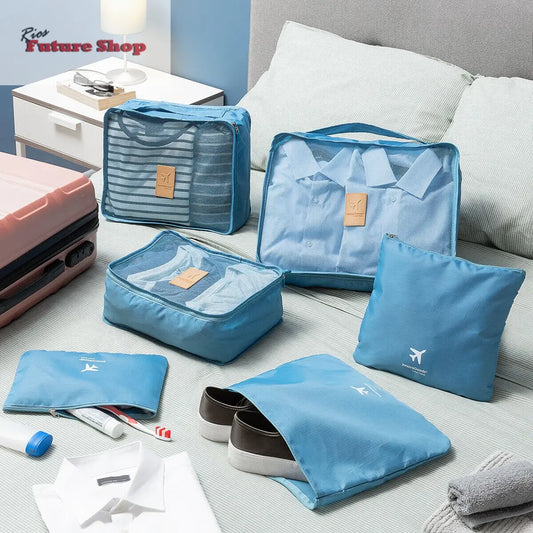 Set de Bolsas Organizadoras para Maletas Luggan InnovaGoods 6 Piezas Dropea