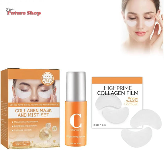 Set de almohadilla y gel hidratante de colágeno Dropi PRO