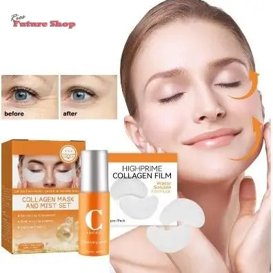 Set de almohadilla y gel hidratante de colágeno Dropi PRO