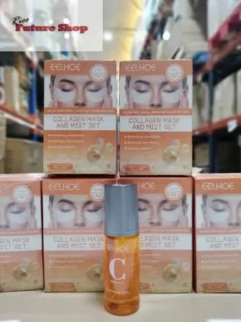 Set de almohadilla y gel hidratante de colágeno Dropi PRO