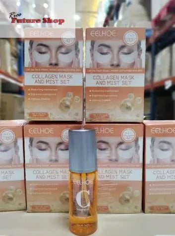 Set de almohadilla y gel hidratante de colágeno Dropi PRO