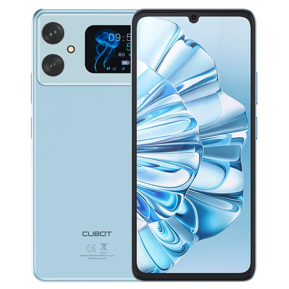 [World Premiere]Cubot A20 4G Smart Phone Android 14 12GB(4GB+8GB Extend)+128GB 90Hz 6.745" HD+Display Face ID 5100mAh Cellphone