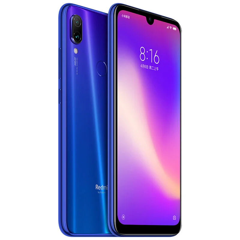 6GB 128GB Xiaomi Redmi Note 7 PRO Original Smartphone Snapdragon 660AIE Android Mobile Phone 48.0MP+5.0MP Rear Camera cellphone