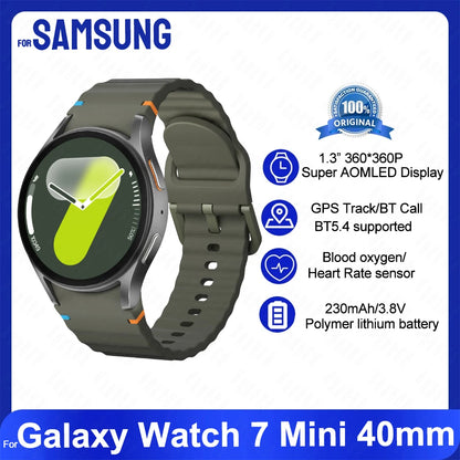 2025 New For Samsung Galaxy Watch 7 mini Smart Watch Men Women HD AMOLED Voice Call NFC GPS Tracker Sports Watches Custom Dial