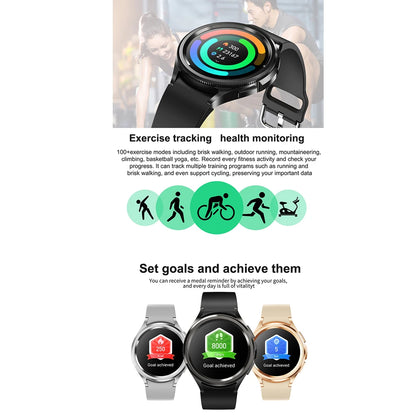 For Samsung Galaxy Watch6 Classic New Smart Watch Men's Sports Fitness Health Detection Waterproof Bluetooth Call Smartwatches