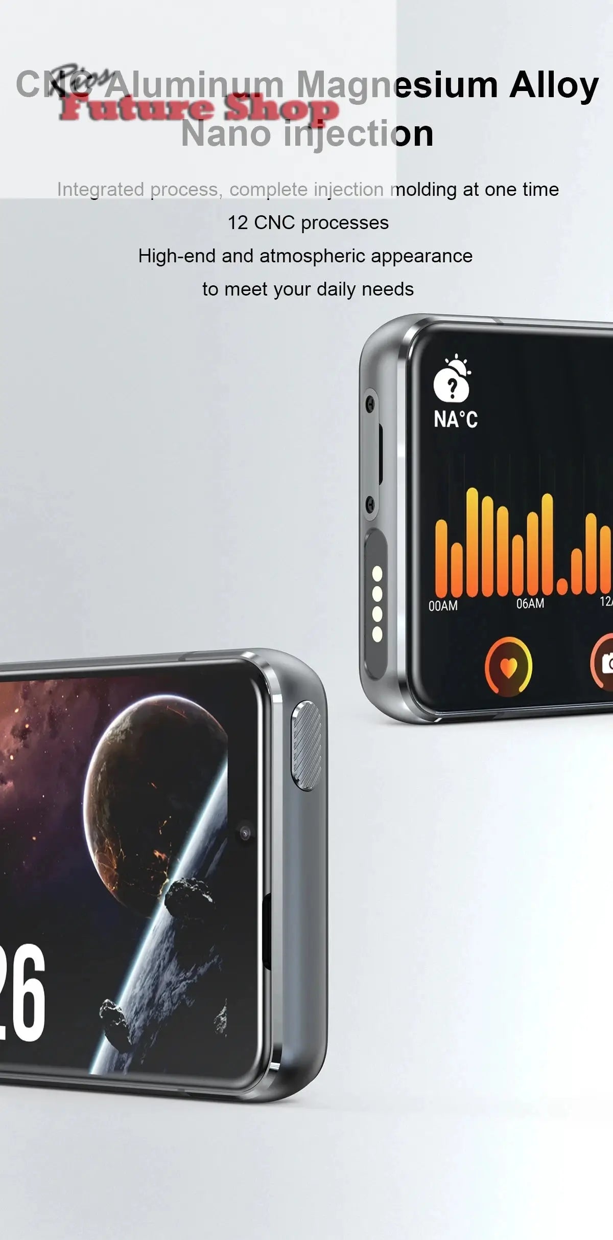 Smart Watch Phone 4G LTE Android 9 4+64GB Smartwatch 2.88" Screen Men Watch 2300mAh Dual Camera Face Unlock GPS WIFI - Rios Future Shop