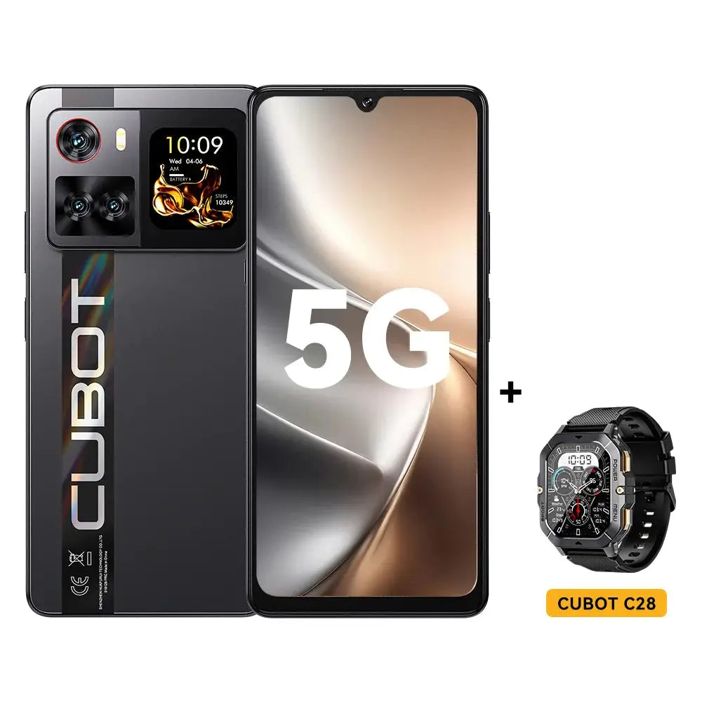 Smartphone 5G Cubot X100, Android 15, Dimensity 7025, 6nm, 2.5GHz,6.88-inch Screen,16GB(8+8),256GB, 64MP Camera, 5100mAh Battery - Rios Future Shop