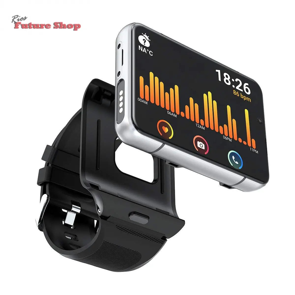 Smartwatch Android 4G de tela grande de última geração S999 com memória super grande - Rios Future Shop