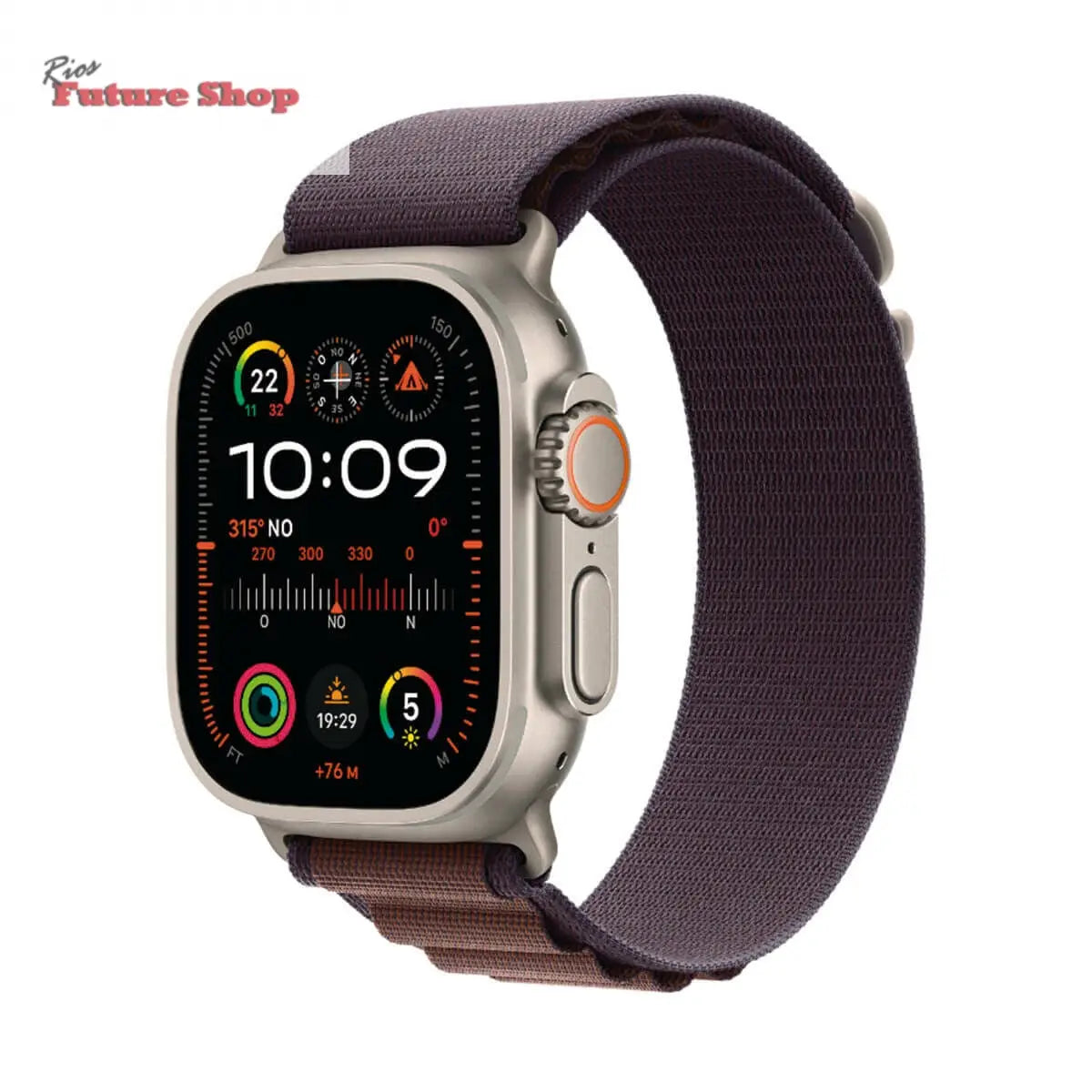 Smartwatch Apple MREW3FD/A Titanium 49 mm - Rios Future Shop