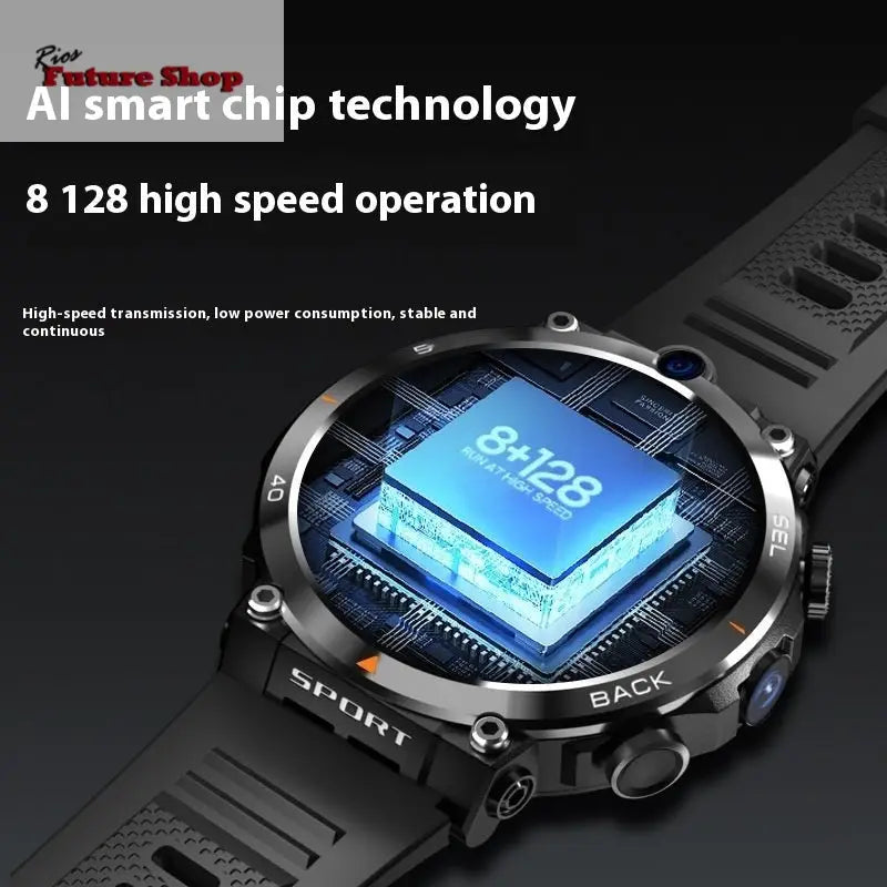 Smartwatch multifuncional com câmeras duplas - Rios Future Shop