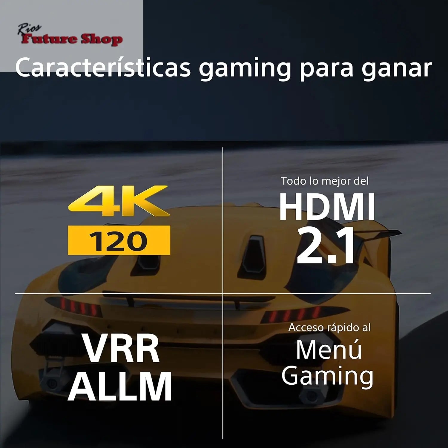 Sony BRAVIA XR-85X90L, 85 Pulgadas, TV Full Array LED, 4K HDR, Smart Google TV, Funciones Eco, Bravia Core, Menú Gaming para PlayStation5, Marco de Aluminio - Rios Future Shop