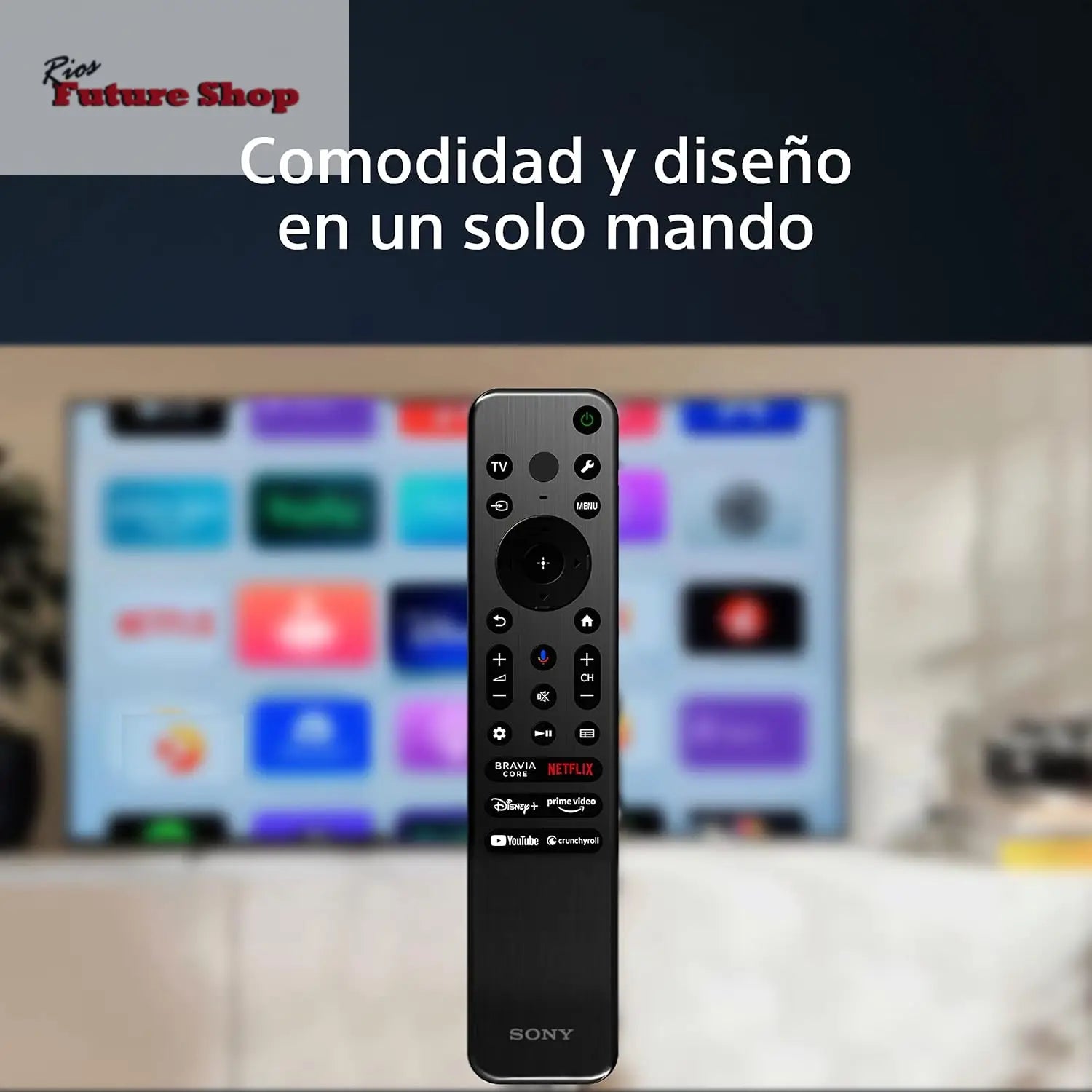 Sony BRAVIA XR-85X90L, 85 Pulgadas, TV Full Array LED, 4K HDR, Smart Google TV, Funciones Eco, Bravia Core, Menú Gaming para PlayStation5, Marco de Aluminio - Rios Future Shop