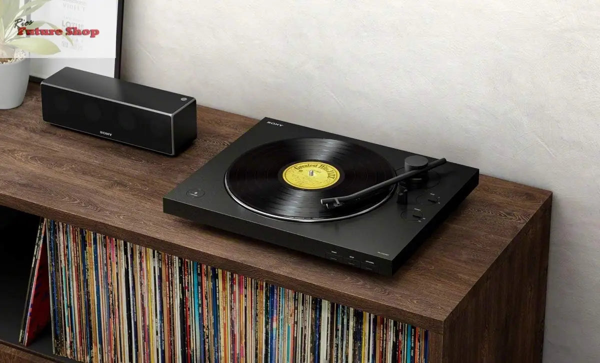 Sony PS-LX310BT Gira-discos (conectividade Bluetooth, suporta saídas de linha e fono) preto - Rios Future Shop