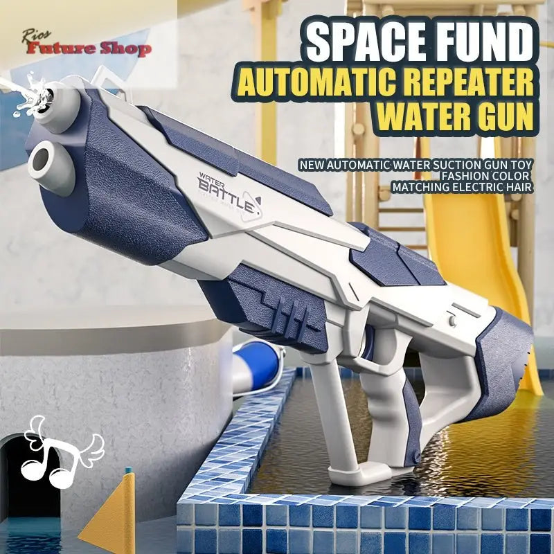 Space Water Gun Electric Automatic Water Absorption Toy - Rios Future Shop