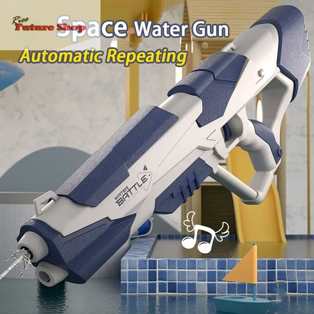Space Water Gun Electric Automatic Water Absorption Toy - Rios Future Shop