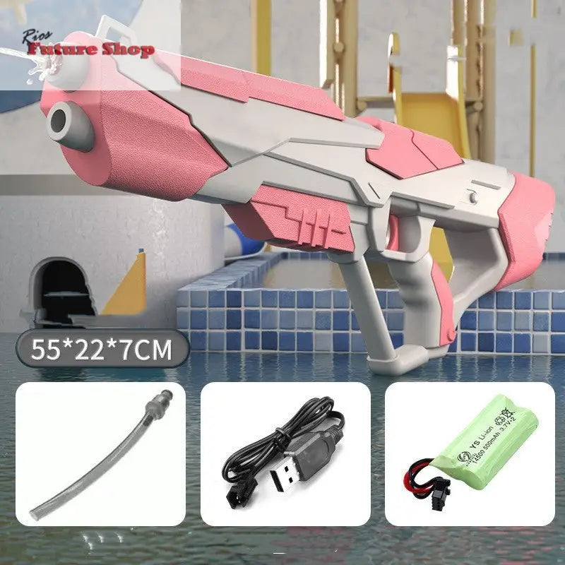Space Water Gun Electric Automatic Water Absorption Toy - Rios Future Shop