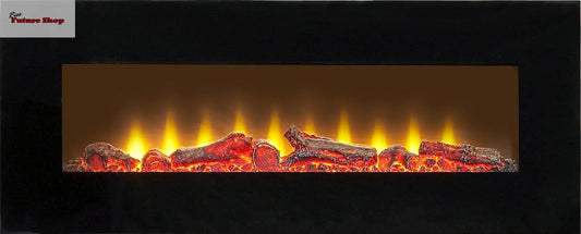 Sureflame WM-9331 - Chimenea eléctrica de pared con mando a distancia (107 cm), color negro - Rios Future Shop
