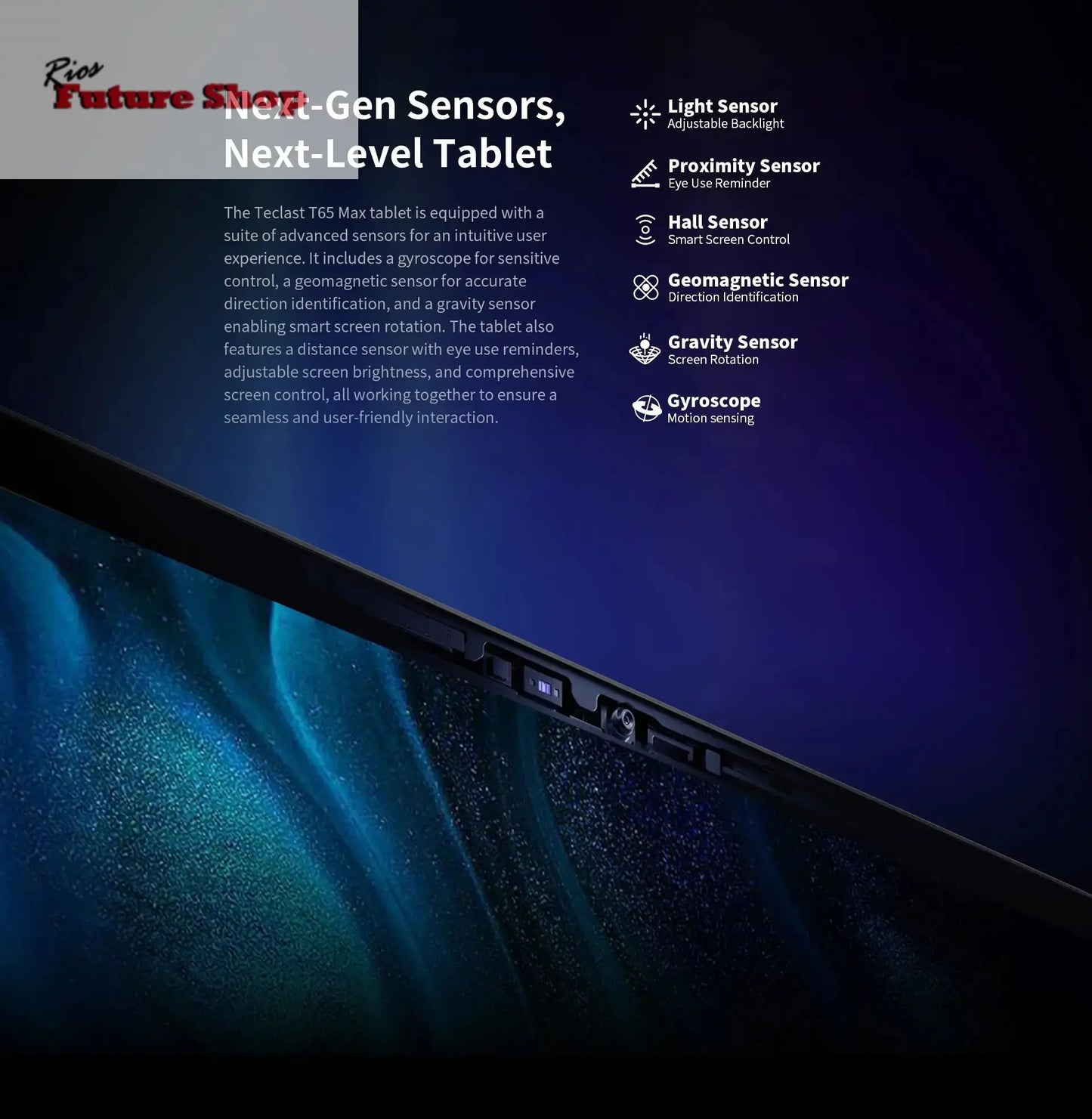 T65 Max 13" HD Display Android 14 Tablet MediaTek Rios Future Shop