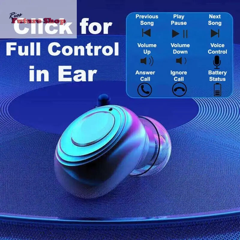 TWS Wireless 5.1 Waterproof Bluetooth Sports Earphones - Rios Future Shop