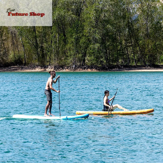 Tabla de Paddle Surf Hinchable 2 en 1 con Asiento y Accesorios Siros InnovaGoods 10'5" 320 cm Dropea