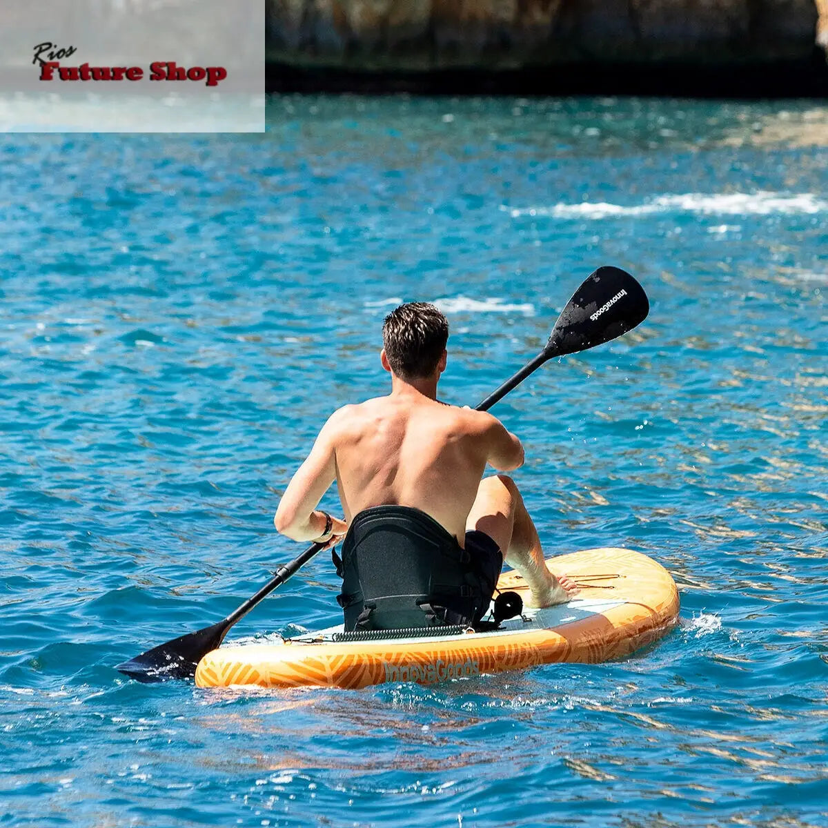 Tabla de Paddle Surf Hinchable 2 en 1 con Asiento y Accesorios Siros InnovaGoods 10'5" 320 cm Dropea