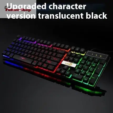 Teclado Gaming, cabo USB brilhante, teclado para jogos - Rios Future Shop