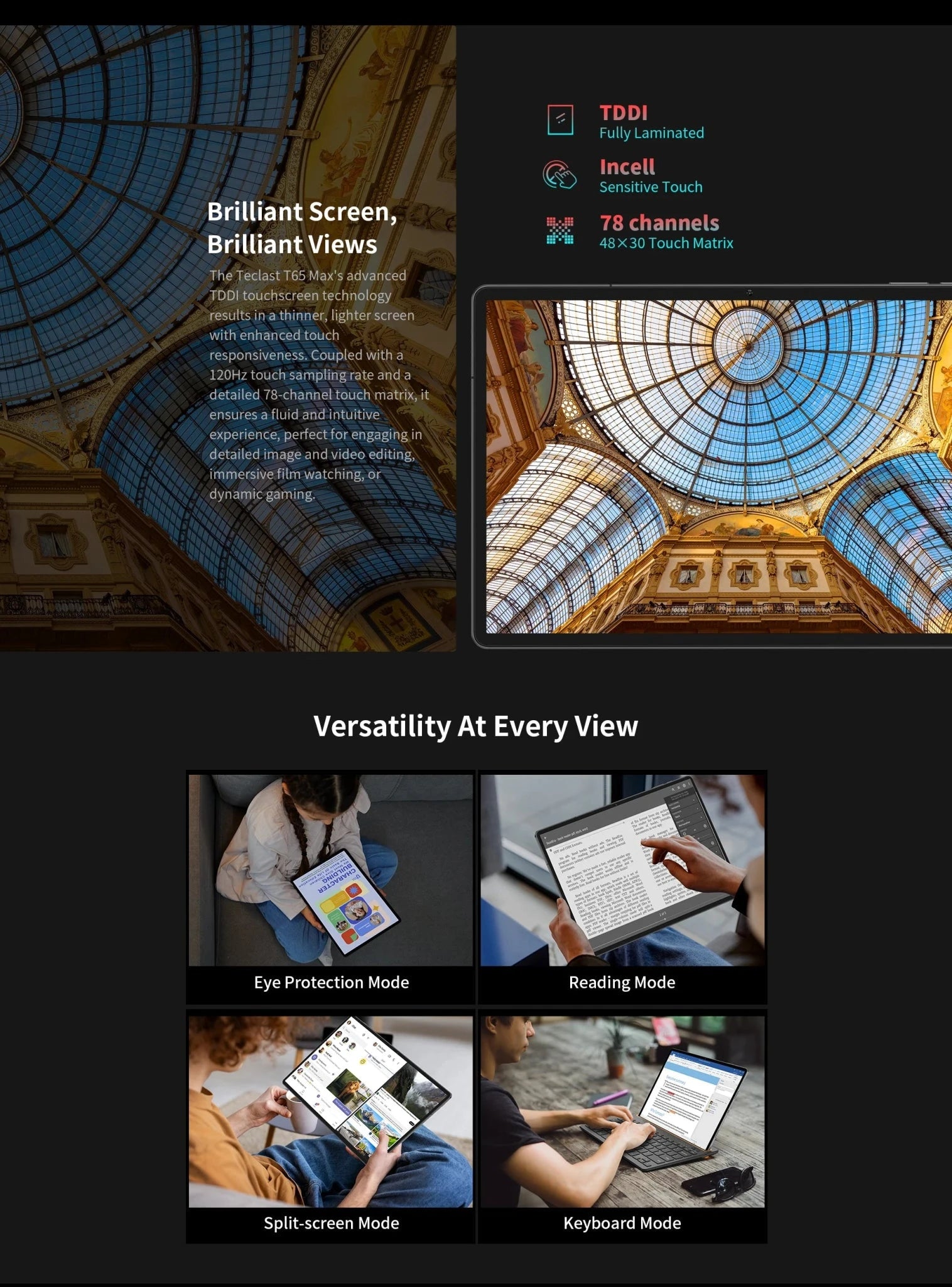 Teclast T65 Max 13" HD Display Android 14 Tablet DSersALIEXPRESS