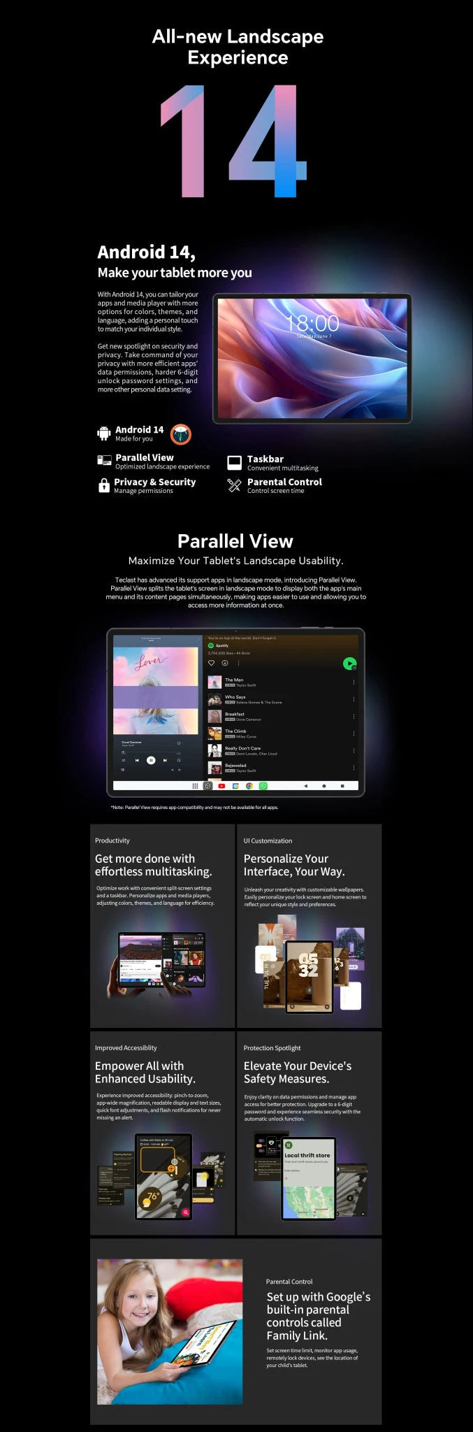 Teclast T65 Max 13" HD Display Android 14 Tablet DSersALIEXPRESS