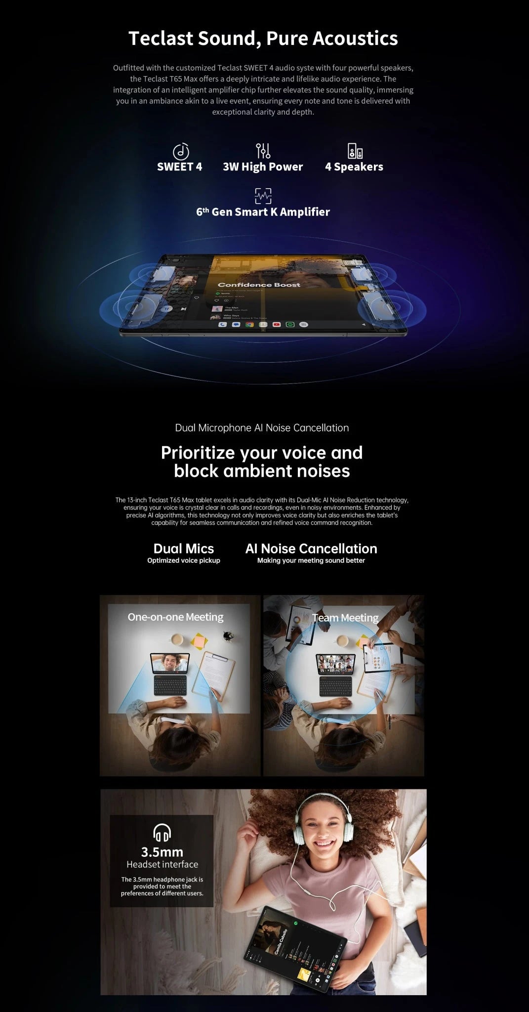 Teclast T65 Max 13" HD Display Android 14 Tablet DSersALIEXPRESS