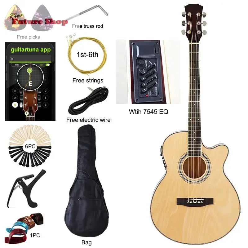 Thin Body Acoustic Electric Guitar DSers