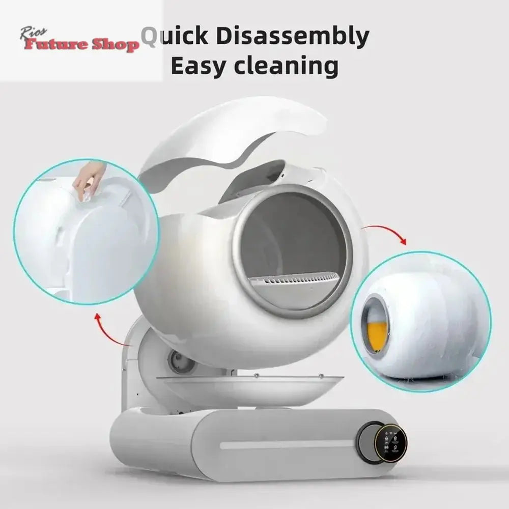 Tonepie 65L Automatic Smart Cat Litter Box Self Cleaning - Rios Future Shop