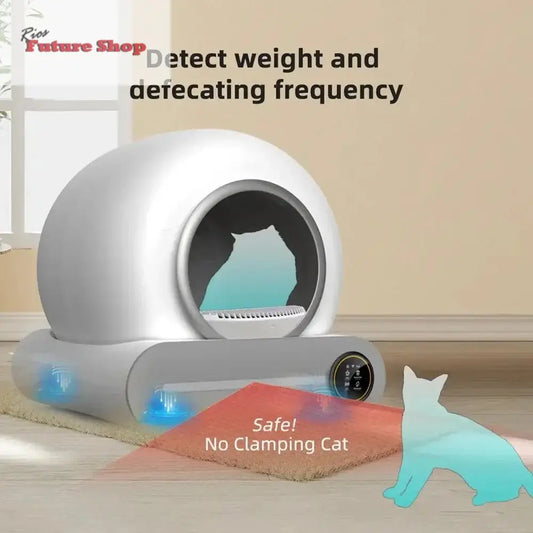 Tonepie 65L Automatic Smart Cat Litter Box Self Cleaning - Rios Future Shop