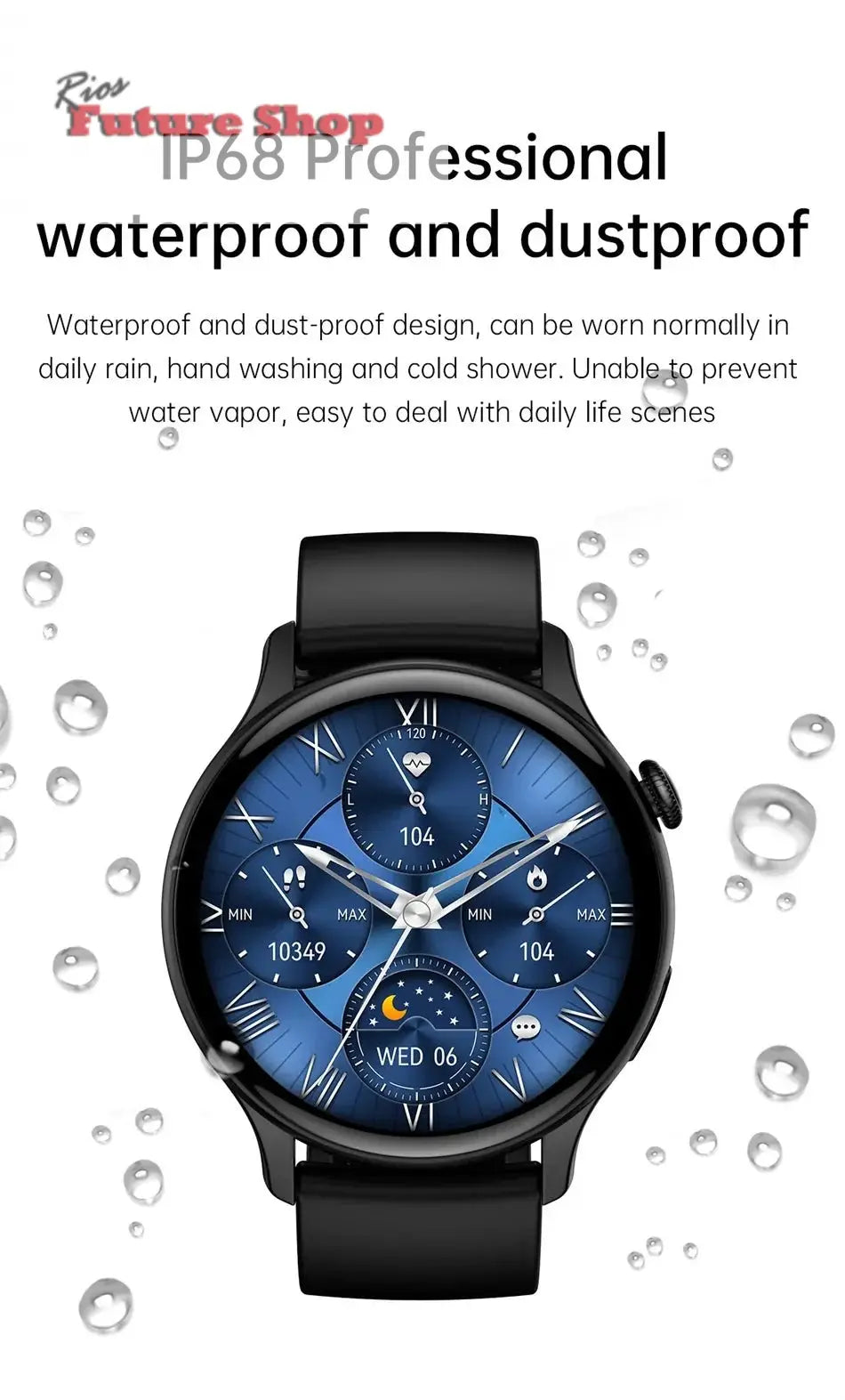 True AMOLED Sports Smart Watch - Rios Future Shop