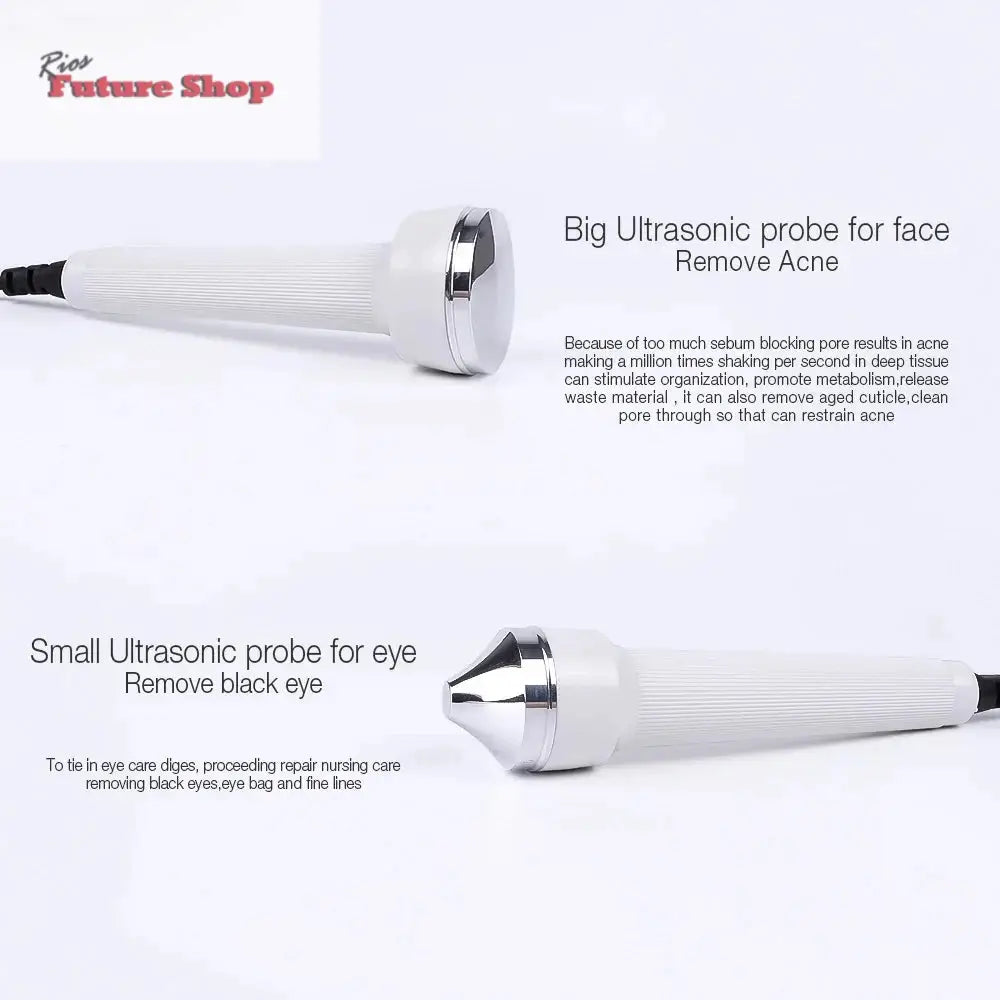 Ultrasonic Women Skin Care Whitening Freckle Removal High Frequency Lifting Skin Anti Aging Beauty Facial Machine - Rios Future Shop