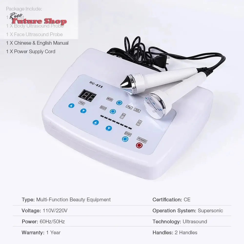 Ultrasonic Women Skin Care Whitening Freckle Removal High Frequency Lifting Skin Anti Aging Beauty Facial Machine - Rios Future Shop