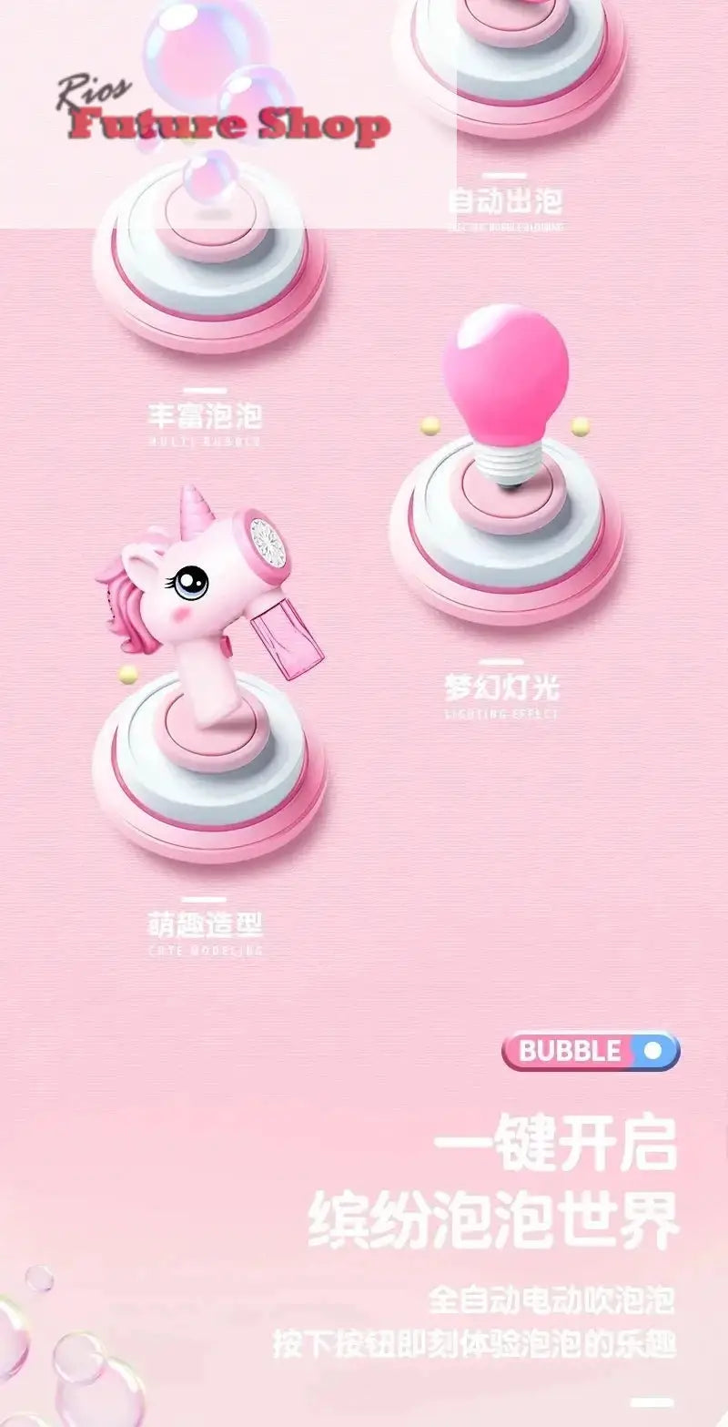 Unicorn electric bubble gun DSers