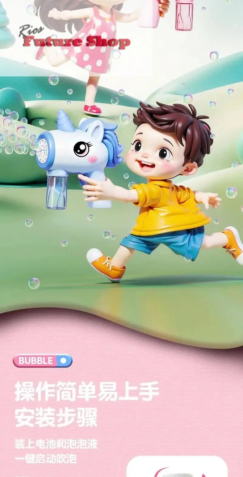 Unicorn electric bubble gun DSers