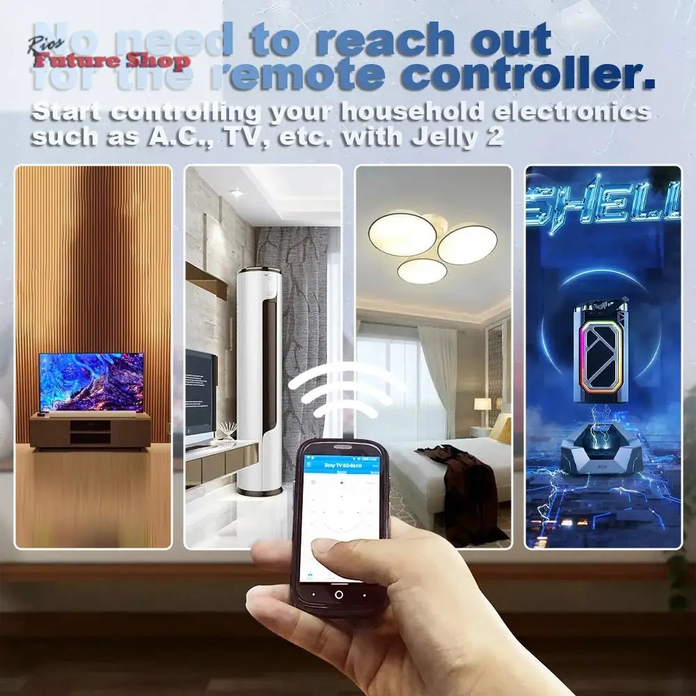 Unihertz Jelly 2 4 inch Mini Smartphone Android 11 Helio P60 Octa Core Unlocked 6GB 128GB NFC Cellphone 16MP Infrared Phone - Rios Future Shop