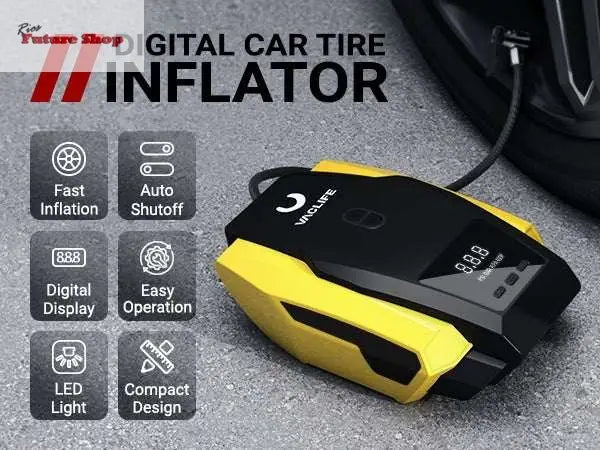 VacLife Air Compressor Tire Inflator, DC 12V Portable Air Compressor CJdropshippimgUSA