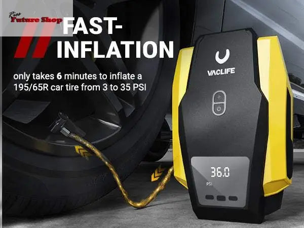 VacLife Air Compressor Tire Inflator, DC 12V Portable Air Compressor CJdropshippimgUSA